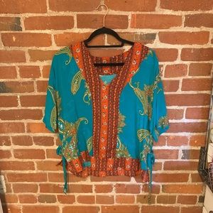 Boho Tie Side Crop Top